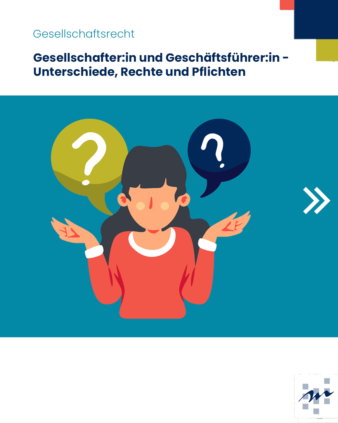 Gesellschafter:in und Geschäftsführer:in: Unterschiede, Rechte und Pflichten